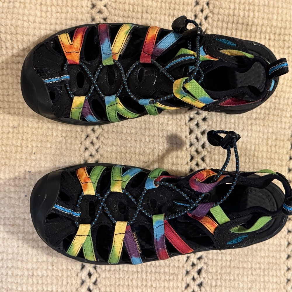 Keen Kids' Rainbow Striped Sandals